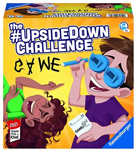Ravensburger – Upside Down Challenge Game - Jeu d'ambiance pour famille - Jeu d'action et d'adresse pour 2 à 6 joueurs à partir de 7 ans - 20672 - Multilingue (Français inclus)