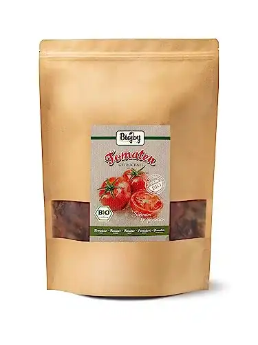 Biojoy Tomates séchées BIO (1 kg), sans huile, non sulfatés et naturelles