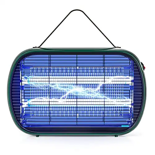 Buzbug Tue Mouche Eléctrique, 20 W Lampe Anti-Moustique – Lampe UV, Tueur d’Insectes Electrique,  Anti-Moustique Intérieur (Vert)
