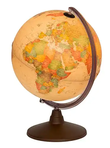 Idena 22904 - Globe lumineux, style antique, avec éclairage LED  diamètre env. 30 cm