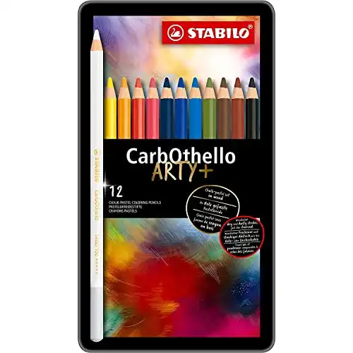 Stabilo Carbothello Lot de 12 crayons de couleur