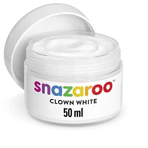 Snazaroo Maquillage Pot de 50 ml de Maquillage Blanc de Clown