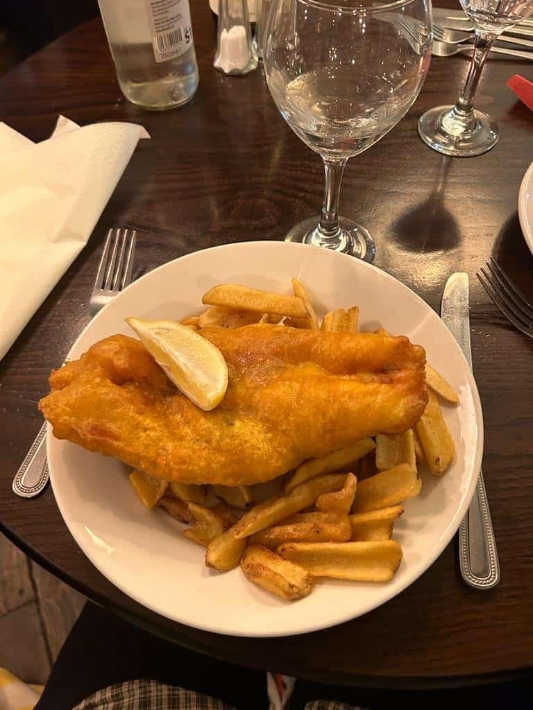 Fish and chips du restaurant Maxies