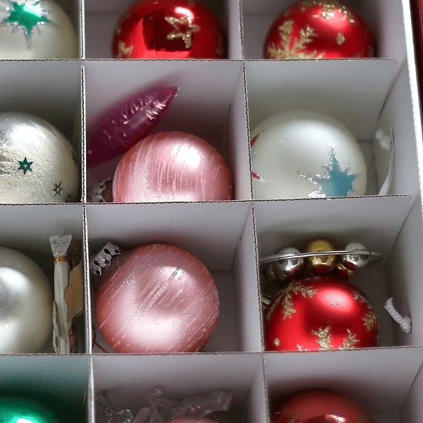 Comment ranger les boules et décorations de Noël