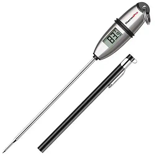 ThermoPro TP02S Thermomètre de Cuisson Numérique 5 Secondes Thermomètre Instantané avec Longue Sonde